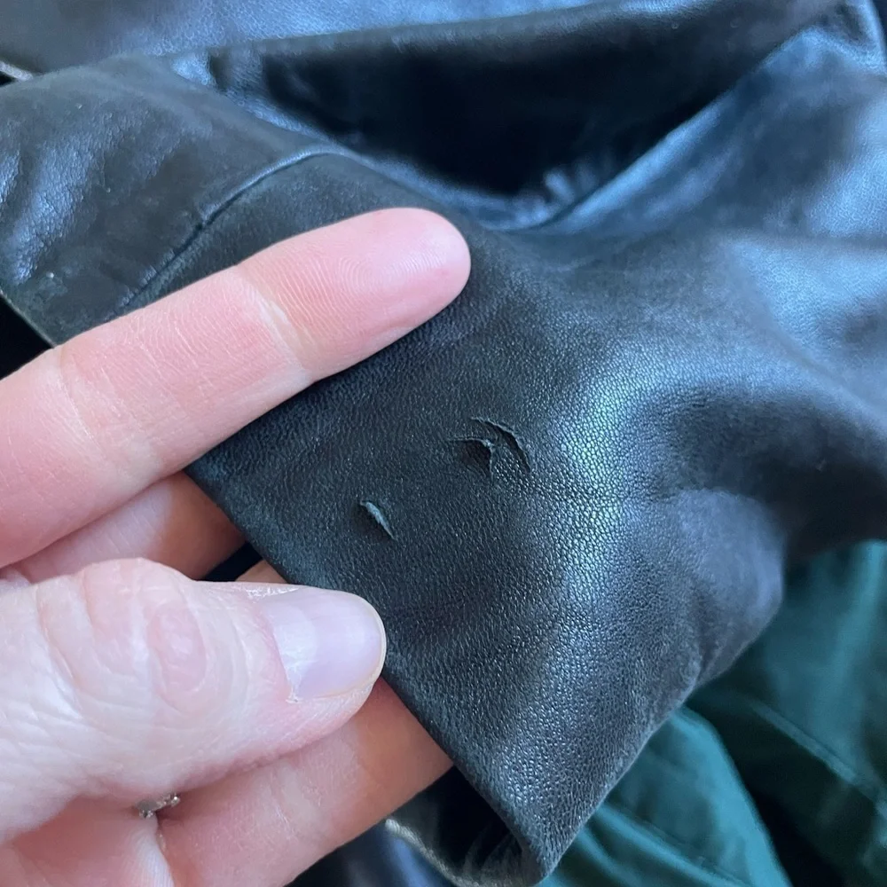 Vintage Canyon Outback Leather Goods Black Leather Jacket